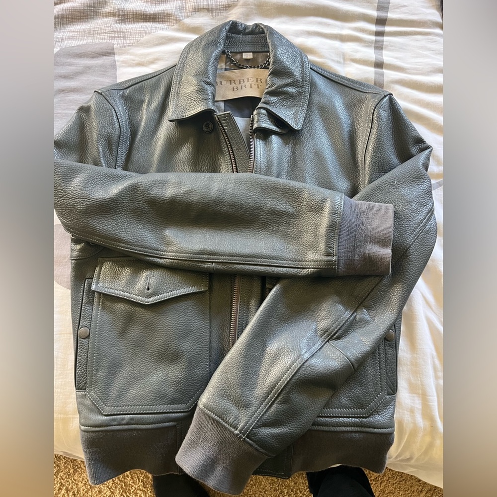 Burberry Brit leather jacket